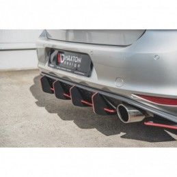 Maxton Racing Durability Rear Diffuser V.2 VW Golf 7 GTI Black, Golf 7