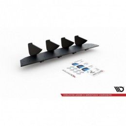 Maxton Racing Durability Rear Diffuser V.2 VW Golf 8 Red, Golf 8