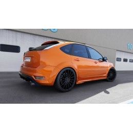 Maxton Rajout Du Pare-Chocs Arriere Ford Focus ST Mk2 FL Gloss Black, FO-FO-2F-ST-RS1G Tuning.fr