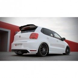 Maxton SPOILER EXTENSION VW POLO MK5 (R WRC LOOK) Gloss Black, Polo Mk5 6R