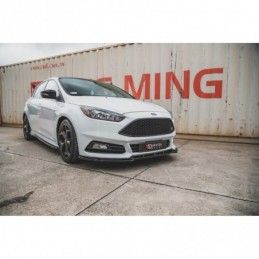 Maxton Front Splitter V.5 Ford Focus ST Mk3 Facelift Gloss Black, MAXTON DESIGN