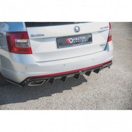 Maxton Rear Valance V.2 Skoda Octavia RS Mk3 / Mk3 FL Hatchback / Estate Gloss Black \ Diesel, SKODA