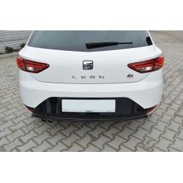 Maxton RAJOUT DU PARE-CHOCS ARRIERE SEAT LEON III FR Gloss Black, SE-LE-3-FR-RS1G Tuning.fr
