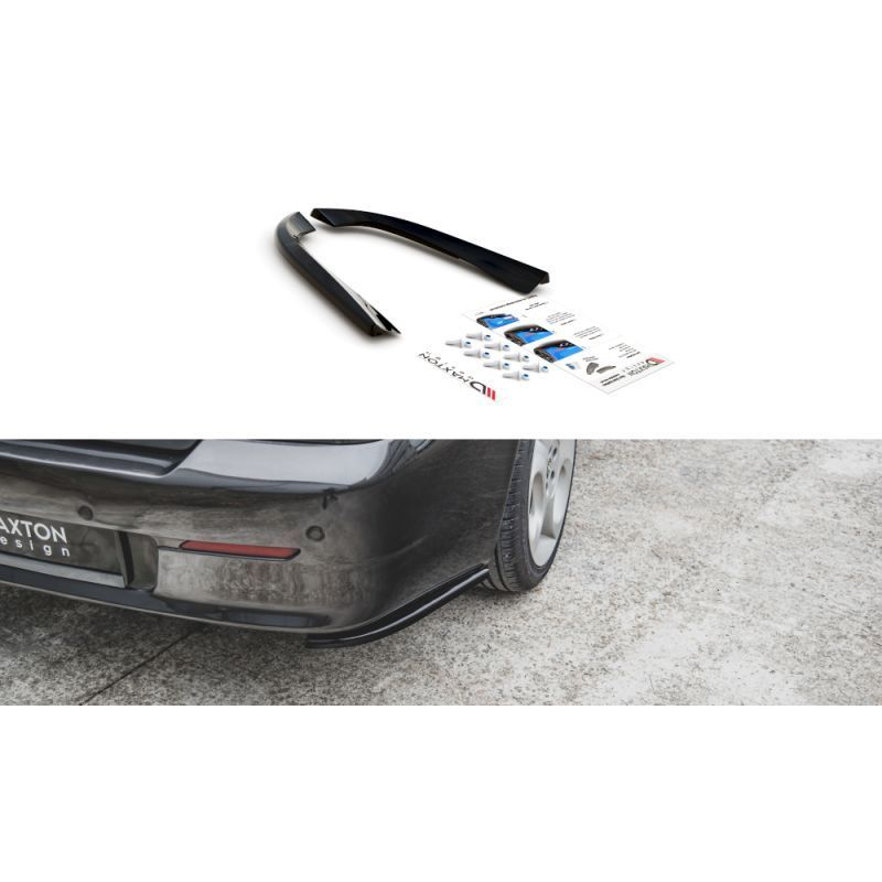 Maxton Rear Side Splitters Alfa Romeo 156 SW Facelift Gloss Black, 156 Maxton Rear Side Splitters Alfa Romeo 156 SW Facelift Gloss Black, 156