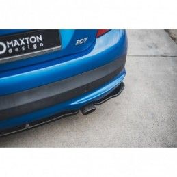 Maxton Rear Side Splitters Peugeot 207 Sport Gloss Black, 207