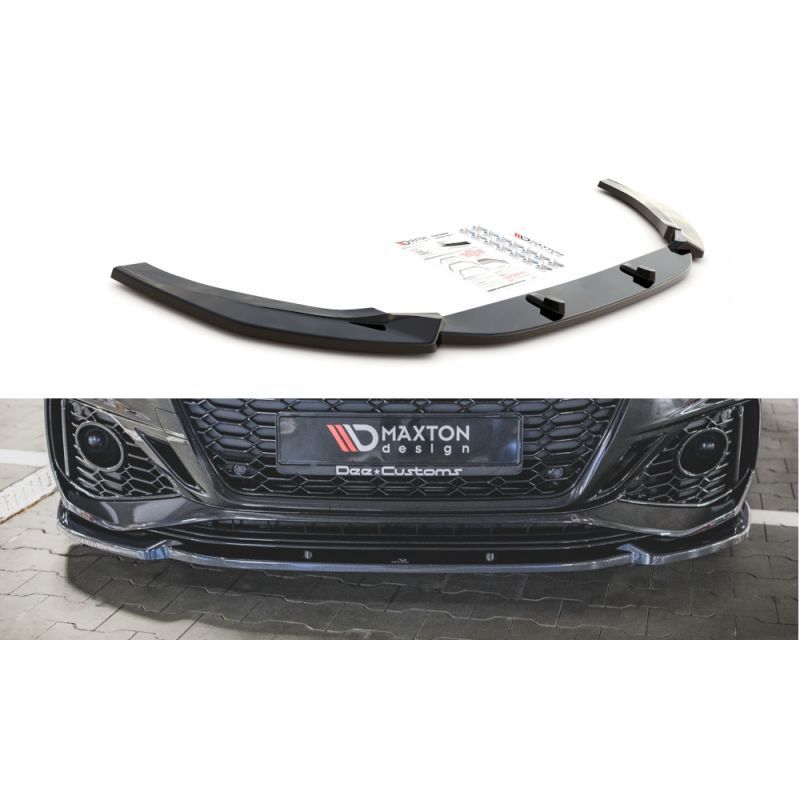 Maxton Front Splitter V.2 Audi RS5 F5 Facelift Gloss Black, MAXTON DESIGN Maxton Front Splitter V.2 Audi RS5 F5 Facelift Gloss Black, MAXTON DESIGN