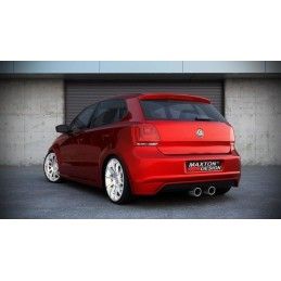 Maxton Rajout de Pare-chocs Arriere VW Polo mk5 Not primed, VW-PO-5-RS1F Tuning.fr