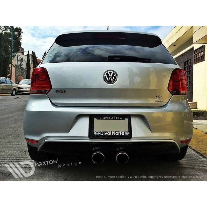 Maxton Rajout de Pare-chocs Arriere VW Polo mk5 GTI Not primed, VW-PO-5-GTI-RS1F Tuning.fr