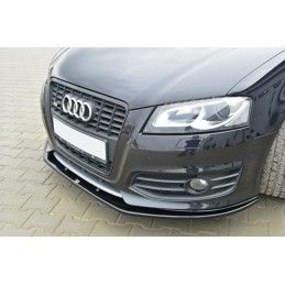 Maxton Lame Du Pare-Chocs Avant V.2 Audi S3 8P FL Gloss Black, AU-S3-2F2-FD2G Tuning.fr