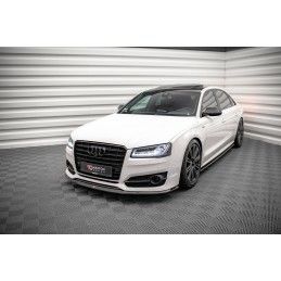 Maxton Lame Du Pare-Chocs Avant V.2 Audi S8 D4 FL Gloss Black, AU-S8-D4-FD2G Tuning.fr