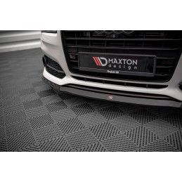 Maxton Lame Du Pare-Chocs Avant V.2 Audi S8 D4 FL Gloss Black, AU-S8-D4-FD2G Tuning.fr