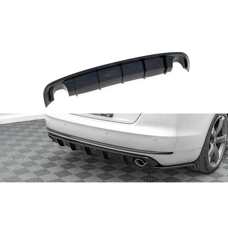 Maxton Rear Valance Audi A8 D4 Gloss Black, MAXTON DESIGN Maxton Rear Valance Audi A8 D4 Gloss Black, MAXTON DESIGN
