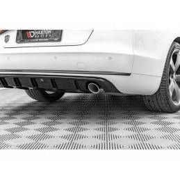 Maxton Rear Valance Audi A8 D4 Gloss Black, MAXTON DESIGN