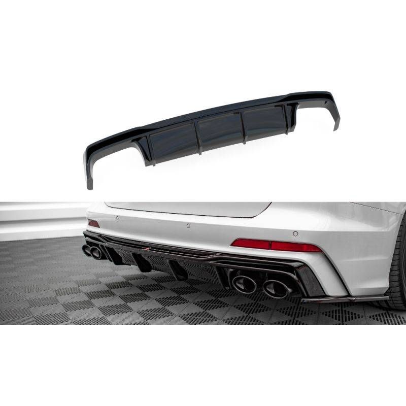 Maxton Rear Valance Audi S6 / A6 S-Line C8 Gloss Black, MAXTON DESIGN Maxton Rear Valance Audi S6 / A6 S-Line C8 Gloss Black, MAXTON DESIGN