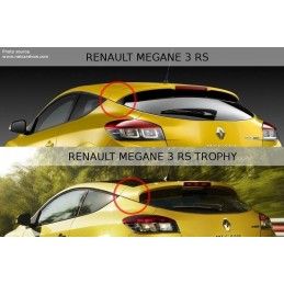 BECQUET MAXTON EXTENSION RENAULT MEGANE MK3 RS Trophy Noir Brillant
