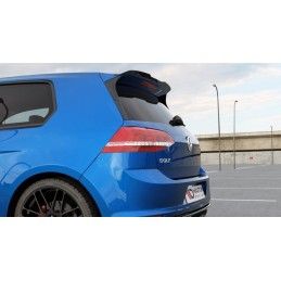 Maxton Spoiler Cap V.3 Volkswagen Golf 7 / 7 Facelift R / R-Line / GTI Gloss Black, VW-GO-7-R-GTI-CAP1G Tuning.fr