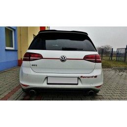 Maxton Spoiler Cap V.3 Volkswagen Golf 7 / 7 Facelift R / R-Line / GTI Gloss Black, VW-GO-7-R-GTI-CAP1G Tuning.fr