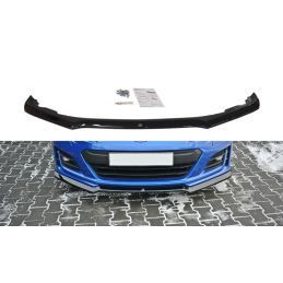 LAME AVANT MAXTON / SPLITTER V.2 SUBARU BRZ FACELIFT Noir Brillant