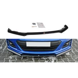 Maxton LAME DU PARE-CHOCS AVANT / SPLITTER V.3 SUBARU BRZ FACELIFT Gloss Black, SU-BRZ-1F-FD3G Tuning.fr