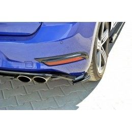 Cadres Arrièrepour Lumières VW Golf 7 R / R-Line Facelift Noir Brillant