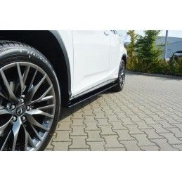 RAJOUTS DES BAS DE CAISSE MAXTON Lexus RX Mk4 Noir Brillant