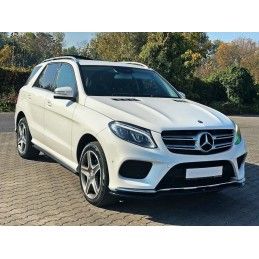 RAJOUTS DES BAS DE CAISSE MAXTON Mercedes GLE W166 AMG-Line Noir Brillant