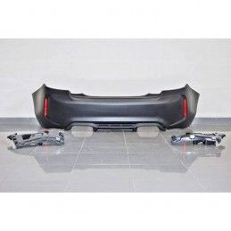 Pare-Choc Arrière BMW F22 / F23 2013-2019 Look M2 ABS, Serie 2 F22 / F23 / M2 F87