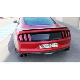 Lames De Pare-Chocs Arrière Latérales Ford Mustang Mk6 Noir Brillant