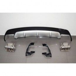 Diffuseur Arrière Mercedes CLA W117 2013-2018 4P/SW Look A45 ABS, Mercedes