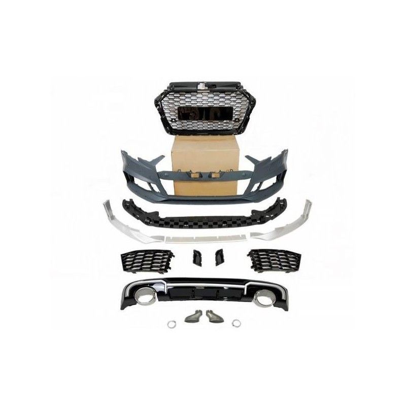 Kit De Carrosserie Audi A3 SPORTBACK look RS3 2016+, Audi Kit De Carrosserie Audi A3 SPORTBACK look RS3 2016+, Audi