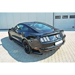 Lames De Pare-Chocs Arrière Latérales Ford Mustang GT Mk6 Noir Brillant