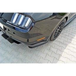 Lames De Pare-Chocs Arrière Latérales Ford Mustang GT Mk6 Noir Brillant