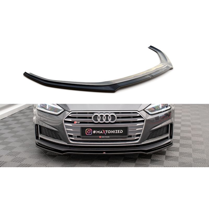 LAME AVANT MAXTON V.1 Audi A5 F5 S-Line Noir Brillant