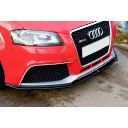 Maxton LAME DU PARE-CHOCS AVANT V.1 Audi RS3 8P Gloss Black, AU-RS3-8P-FD1G Tuning.fr