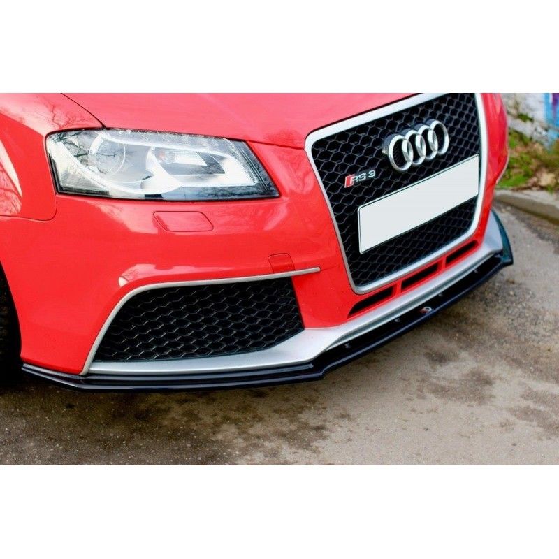 Maxton LAME DU PARE-CHOCS AVANT V.1 Audi RS3 8P Gloss Black, AU-RS3-8P-FD1G Tuning.fr