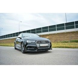 LAME AVANT MAXTON V.1 Audi S3 / A3 S-Line 8V FL Noir Brillant