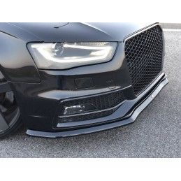 LAME AVANT MAXTON V.1 Audi S4 B8 FL Noir Brillant