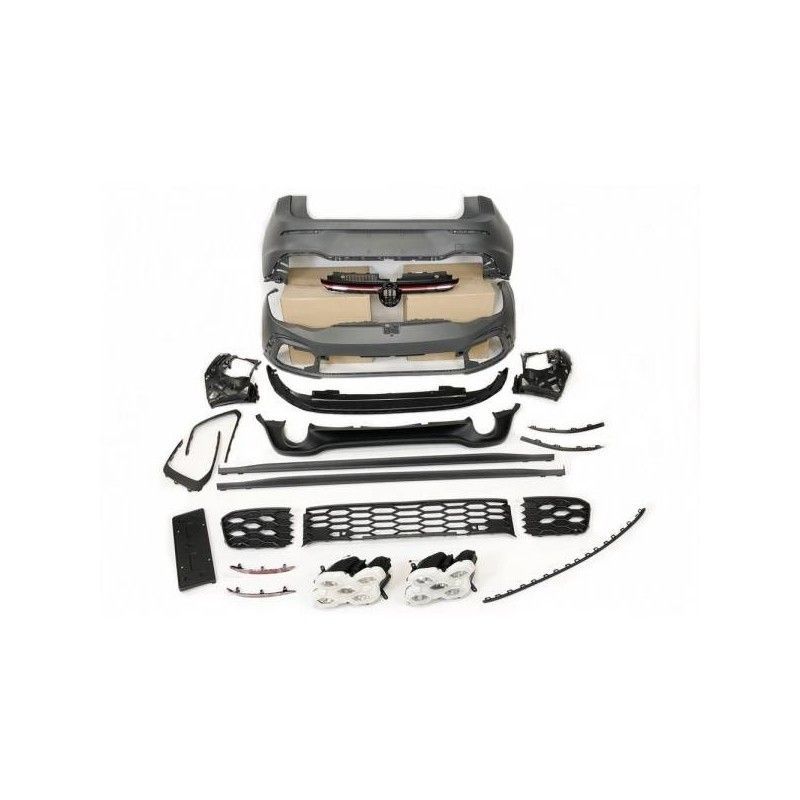 Kit De Carrosserie Volkswagen Golf 8 3/5P Look GTI 2 Sorties, Nouveaux produits eurolineas Kit De Carrosserie Volkswagen Golf 8 3/5P Look GTI 2 Sorties, Nouveaux produits eurolineas