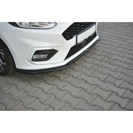 Maxton Lame Du Pare-Chocs Avant V.1 Ford Fiesta Mk8 ST / ST-Line Gloss Black, FO-FI-8-STLINE-FD1G Tuning.fr