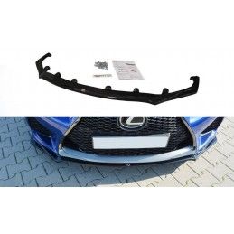 Maxton LAME DU PARE-CHOCS AVANT V.1 Lexus RC F Gloss Black, LE-RCF-1-FD1G Tuning.fr