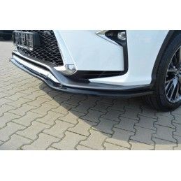 Maxton LAME DU PARE-CHOCS AVANT V.1 Lexus RX Mk4 F-Sport Gloss Black, LE-RX-4-FSPORT-FD1G Tuning.fr