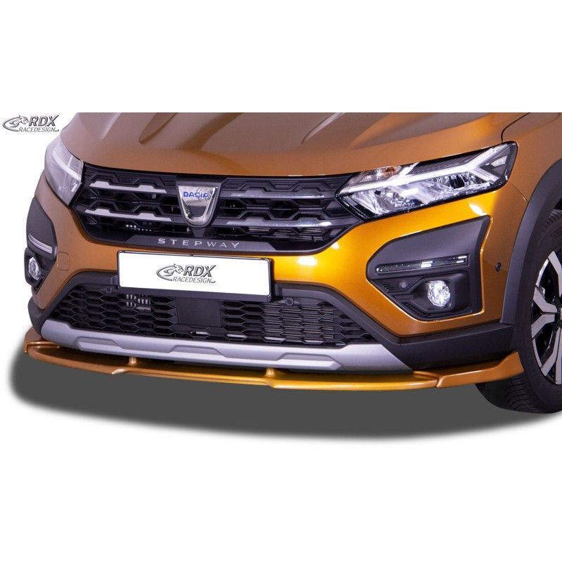 RDX Front Spoiler VARIO-X Tuning DACIA Sandero 3 Stepway (2021+) Front Lip Splitter, DACIA RDX Front Spoiler VARIO-X Tuning DACIA Sandero 3 Stepway (2021+) Front Lip Splitter, DACIA