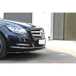 Maxton LAME DU PARE-CHOCS AVANT V.1 Mercedes CLS C218 Gloss Black, ME-CLS-218F-FD1G Tuning.fr