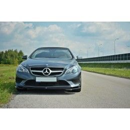 Maxton LAME DU PARE-CHOCS AVANT V.1 Mercedes E W212 Gloss Black, ME-E-212F-C-FD1G Tuning.fr