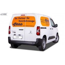 RDX Roof Spoiler Tuning CITROEN Berlingo, PEUGEOT Partner & Rifter, OPEL Combo, TOYOTA ProAce City Rear Wing doors Barn Doors, C