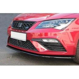 LAME AVANT MAXTON V.1 Seat Leon Cupra / FR Mk3 FL Noir Brillant