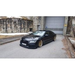 LAME AVANT MAXTON V.2 Audi A7 Mk1 S-Line Noir Brillant