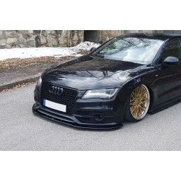 LAME AVANT MAXTON V.2 Audi A7 Mk1 S-Line Noir Brillant