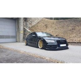 LAME AVANT MAXTON V.2 Audi A7 Mk1 S-Line Noir Brillant