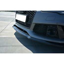 Maxton LAME DU PARE-CHOCS AVANT V.2 Audi RS7 Facelift Gloss Black, AU-RS7-1F-FD2G Tuning.fr